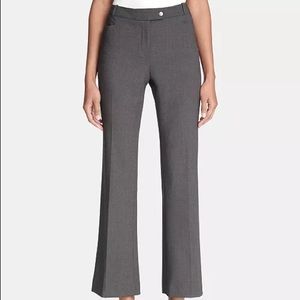 NWT Calvin Klein petite modern gray  fit trousers size 4